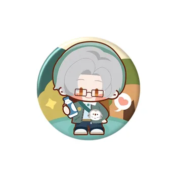 MIHOYO Book Of Undetermined Events Yoyo Time Collection Chibi Mini Tinplate Badge Set Badges