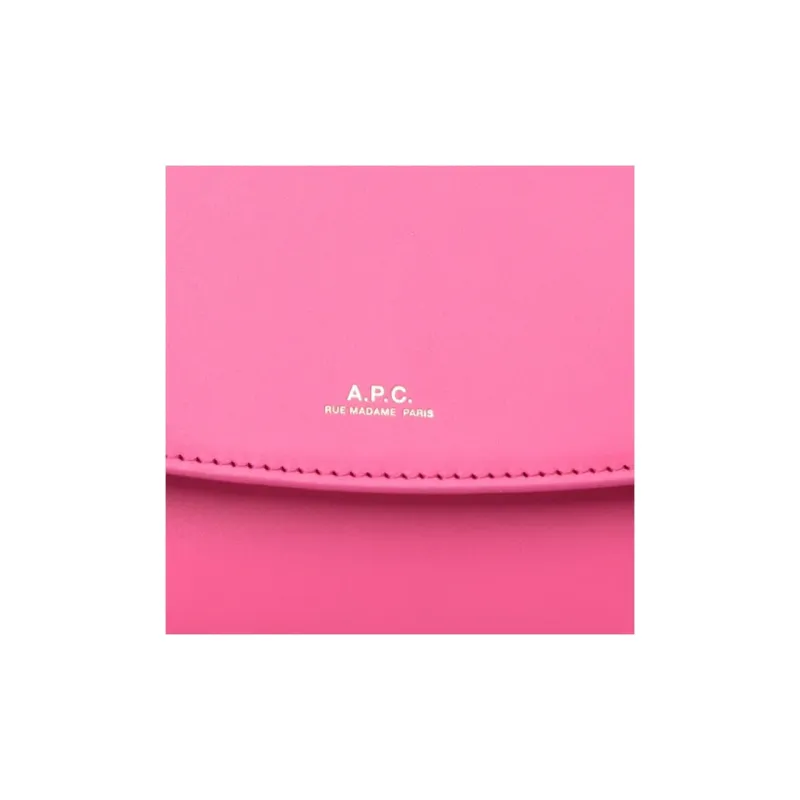 A.P.C Sarah Logo Detailed Mini Shoulder Bag-3