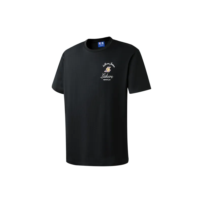 NBA Los Angeles Lakers T Shirts Unisex Black-1