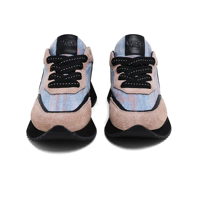 Wdg Cushioning Anti Slip And Wear Resistant Balance Height Increasing Low Top Chunky Sneakers Unisex-2