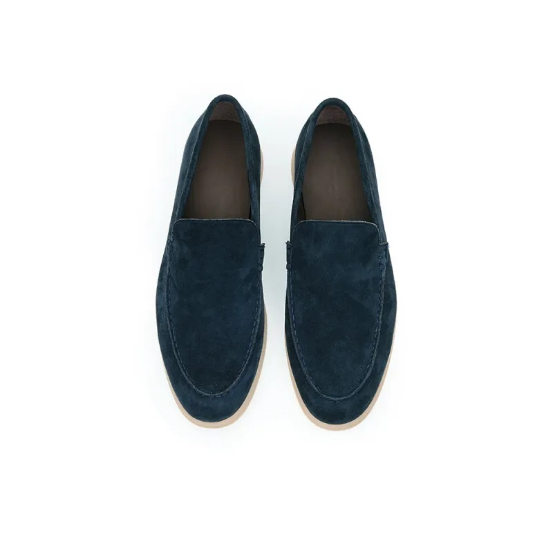 ASTON M.JAZZ Loafers Men Dark Blue/Dark Gray/Dark Coffee-3