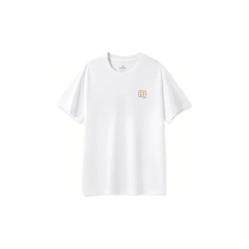 XTEP Vitality Series T-Shirts Unisex Pearl White