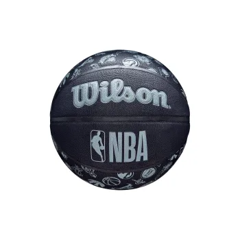 NBA PU Basketball Multicolor Black Size 7 Training Unisex