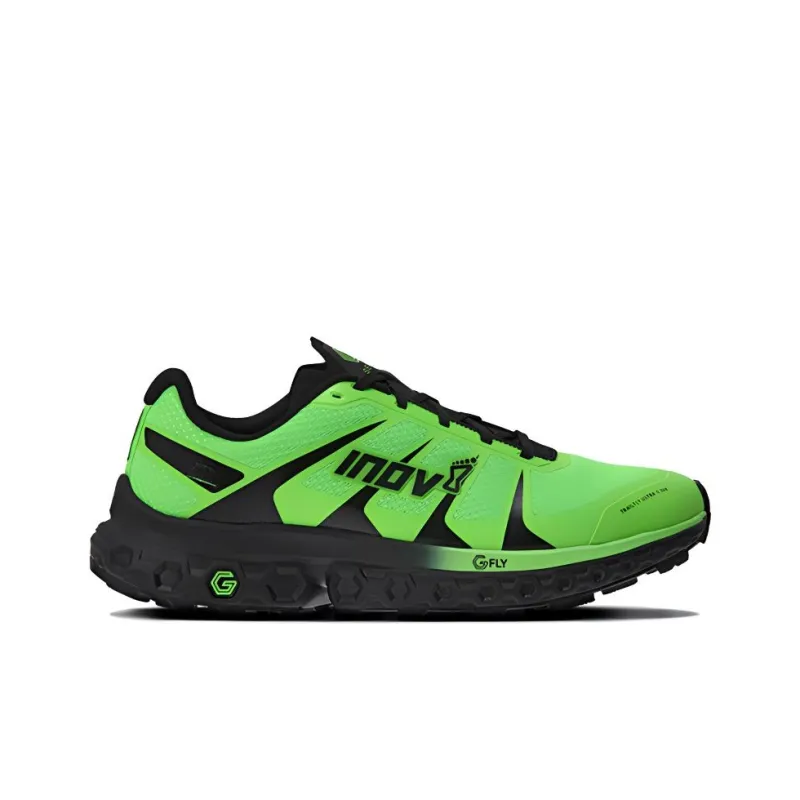 INOV-8 Cushioning Breathable Low-Top Long Distance Running Running Shoes Men's Green Black-1