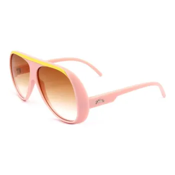 LONGCHAMP Irregular Shape Sunglasses Women's Pink