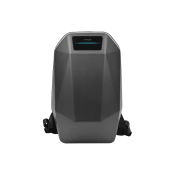 TAJEZZO PVC Backpack Unisex Black