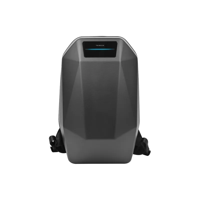 TAJEZZO PVC Backpack Unisex Black-0