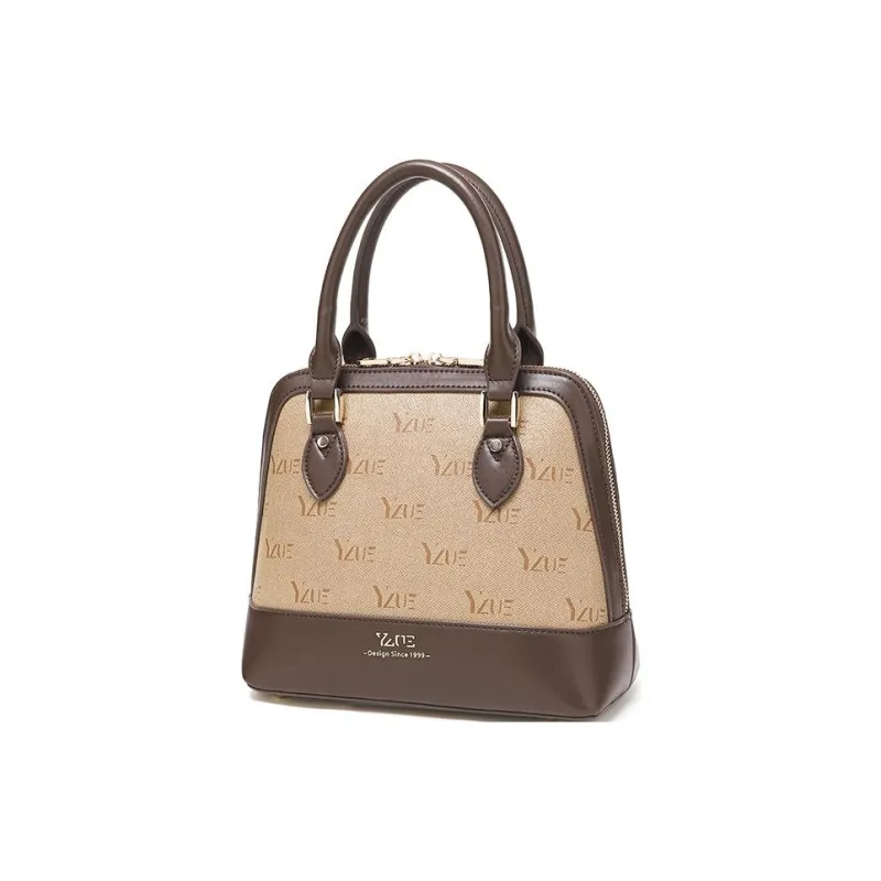 YZUE Leather Handbags Shoulder Bag Crossbody Bag Mom Bag Women's Coffee-0