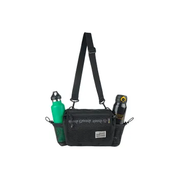Rough Enough Polyamide Crossbody Bag Sling Bag Fanny Pack Unisex Black