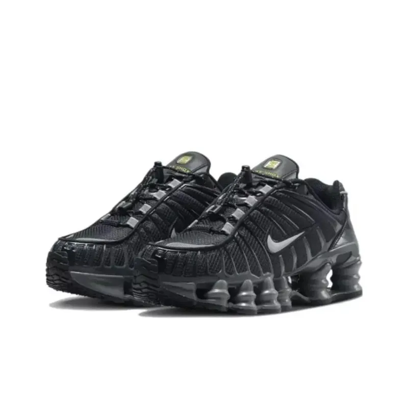 Nike Shox Tl Black Metallic Pewter Cargo Khaki-2