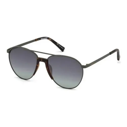 Timberland Plastic Metal Aviator Sunglasses Men's Gray