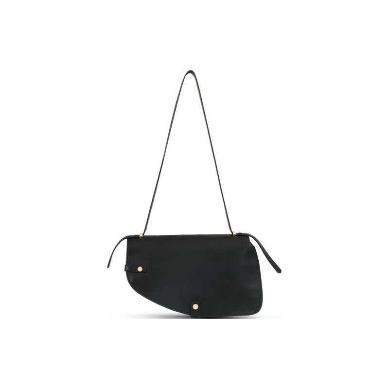 Folli Follie Synthetic Leather Handbag Shoulder Bag Unisex Black-2