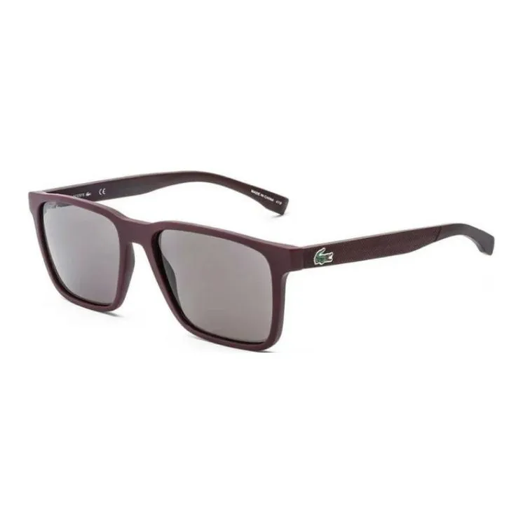 LACOSTE Polycarbonate Acetate Square Sunglasses Men's Brown-0