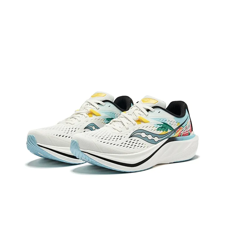 Saucony Slay 2 Coverage Low Top Running Shoes Unisex White Blue Black-2