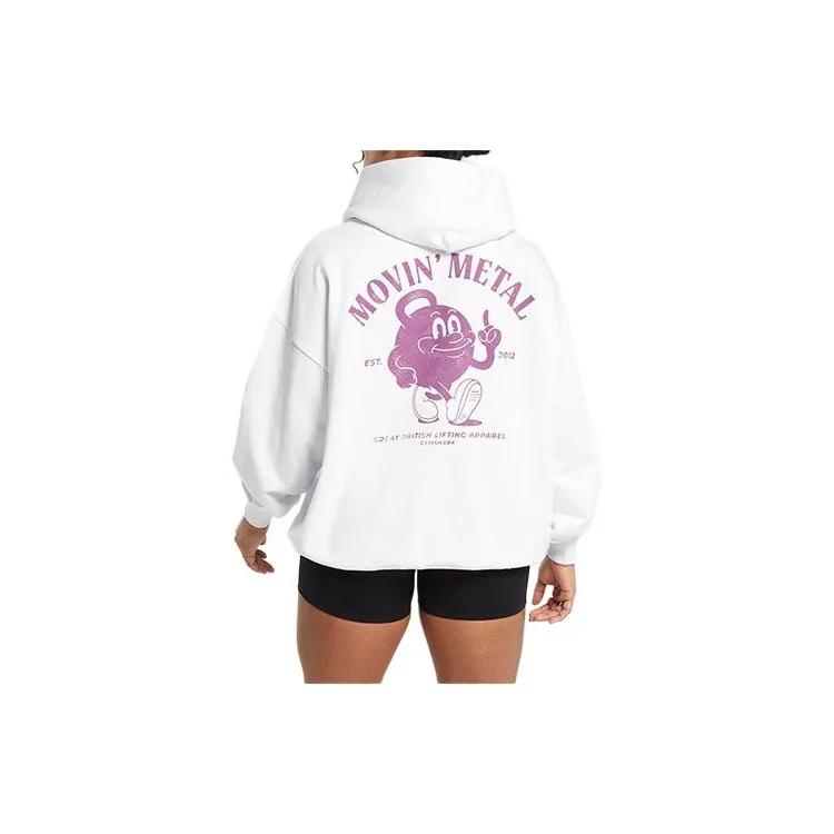 GYMSHARK MOVIN Sweatshirt Women's White-1