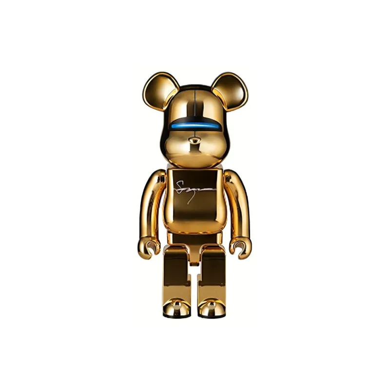 Bearbrick X Hajime Sorayama Sexy Robot Gold-2