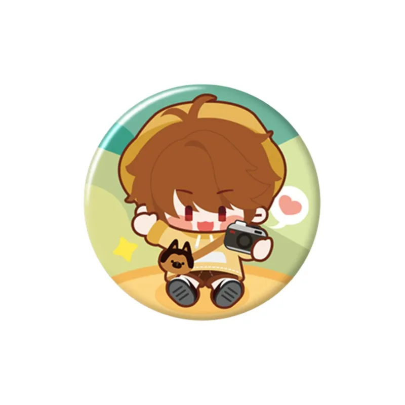 MIHOYO Book Of Undetermined Events Yoyo Time Collection Chibi Mini Tinplate Badge Set Badges-0