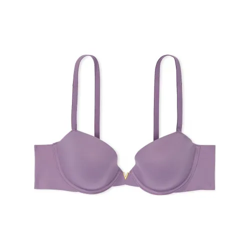 Victoria's Secret LOVE CLOUD Smooth Lightly Lined Demi BraFrozen Plum Bra Women's Purple