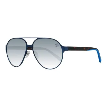 Timberland Metal Aviator Sunglasses Men's Blue