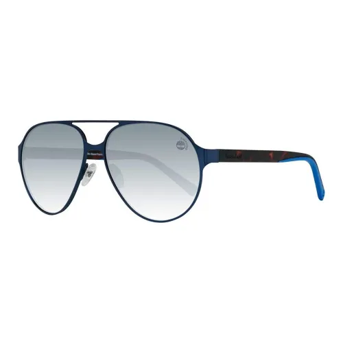 Timberland Metal Aviator Sunglasses Men's Blue