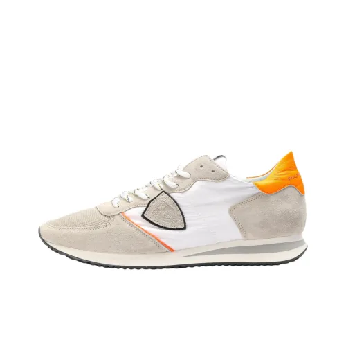 PHILIPPE MODEL Low-Top Casual Shoes Men's Gray White