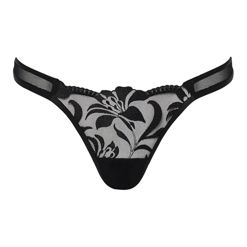 Victoria's Secret Pink BLUEBELLA Leonora Brief Panty/ Black Underpants Women's 1 Pack Black-0