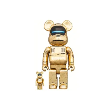 BE@RBRICK SORAYAMA × BABY MILOR 100% & 400% GOLD Ver./SILVER Ver.