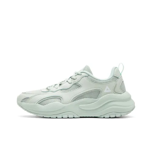 PEAK Cushioned Wear Resistant Breathable Slip Resistant Low Top Casual Shoes Women's Pea Green