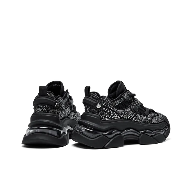 CHERYKALLY Breathable Coverage Support Low-Top Chunky Sneakers Women's-8
