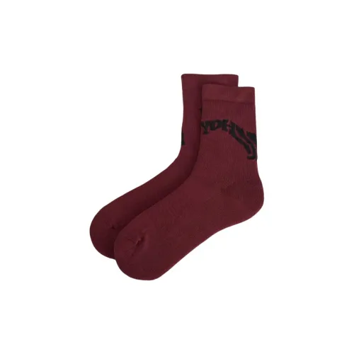 Adidas Mid-Calf Socks Unisex Dark Shadow Red