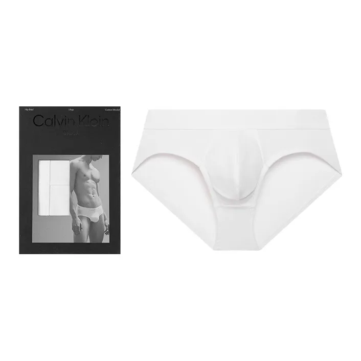 CALVIN KLEIN Underpants Men's 1 Pack Moon White-0