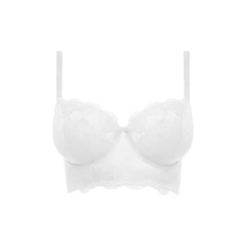Victoria's Secret FREYA Fancies Underwire Longline Bra/White Bra Women's White