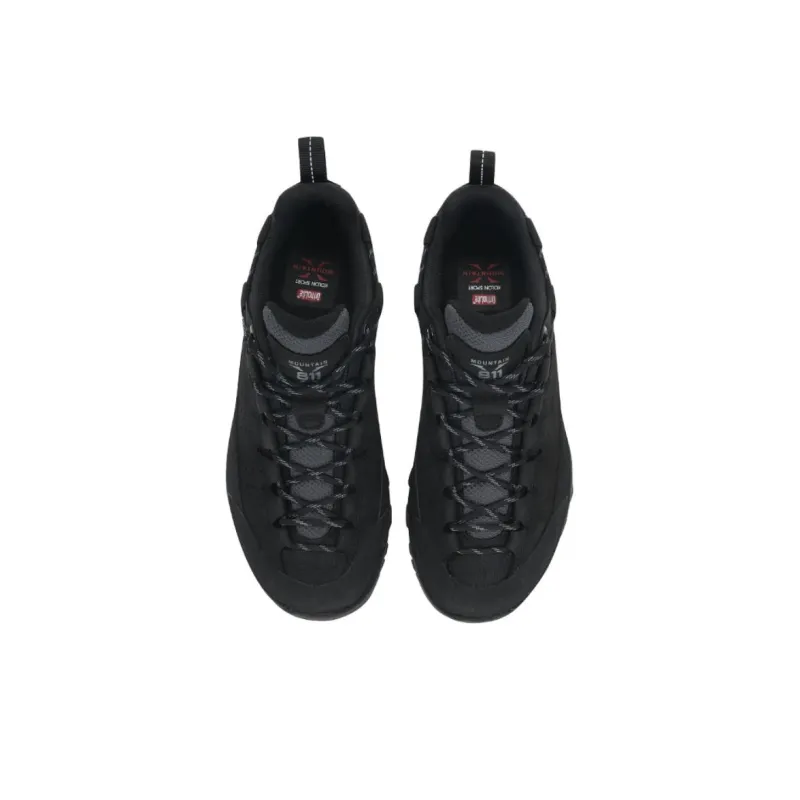 KOLON SPORT Wear resistant And Waterproof Low Top Hiking Shoes Unisex Black-3