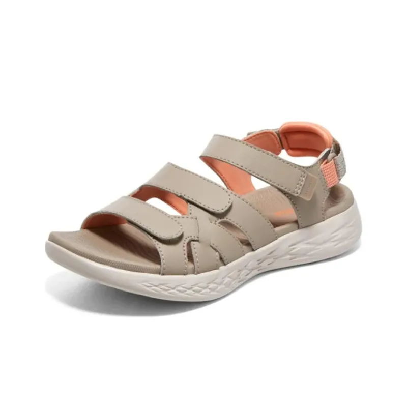 Skechers ON THE GO Beach Sandals Women's Brown Orange-2