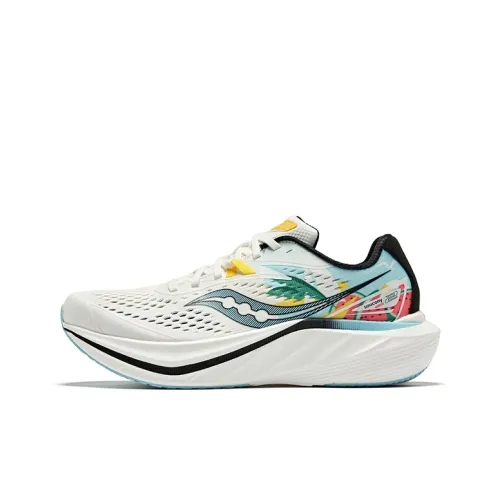 Saucony Slay 2 Coverage Low Top Running Shoes Unisex White Blue Black