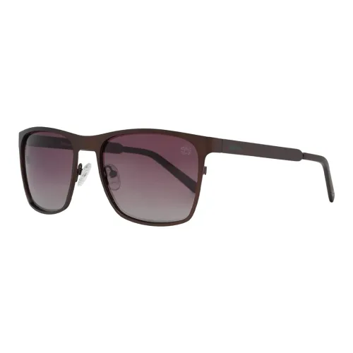 Timberland Rectangular Sunglasses Men's Brown
