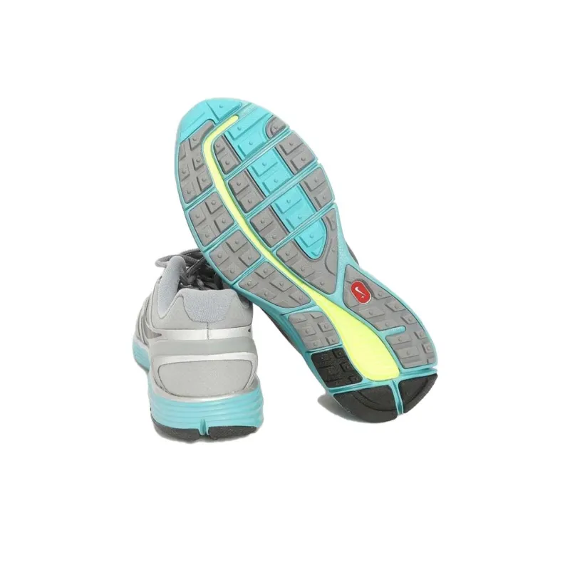 Nike Lunarglide 4 Anti-Slip Wear-Resistant Low-Top Running Shoes Men's Gray Blue-4