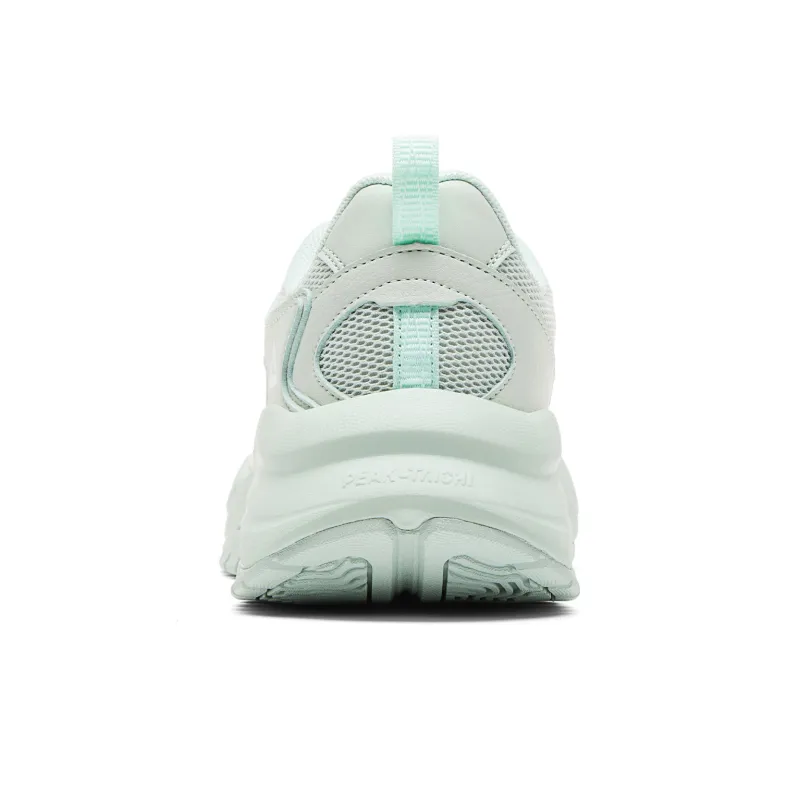 PEAK Cushioned Wear Resistant Breathable Slip Resistant Low Top Casual Shoes Women's Pea Green-4