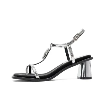 EBLAN Strap Sandals Women's Silver