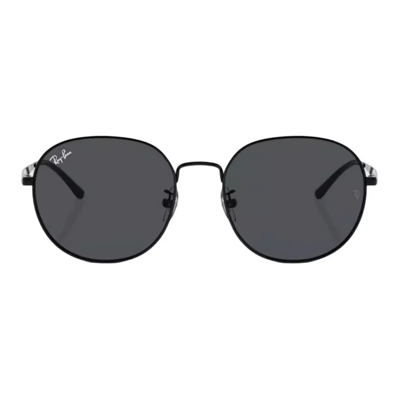 RayBan Oval Sunglasses Unisex Black-1