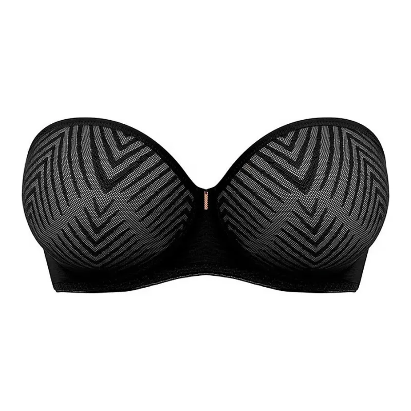 Victoria's Secret FREYA Tailored Underwire Strapless Bra Black Bra Women's 1 Pack Black-0