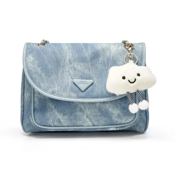 JOSINY Pu Commute Crossbody Bag, Shoulder Bag Regular Women's Gray Blue/Cameo Brown Purple