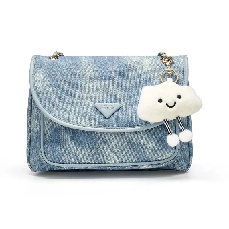 JOSINY Pu Commute Crossbody Bag, Shoulder Bag Regular Women's Gray Blue/Cameo Brown Purple-0