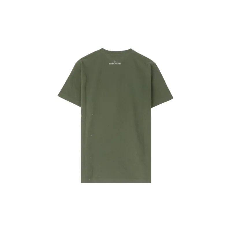 STONE ISLAND T Shirt Men's Green-1