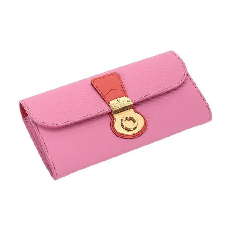 Burberry Leather Wallet Women's Pink-2