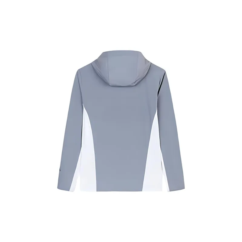 Anta Variety Training Collection UV Protection Sun Protection Clothing Men's Downpour Gray/Breeze Gray-1