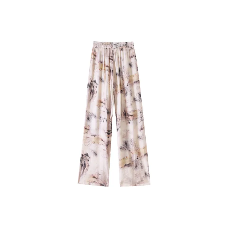 0571 Family Casual Pants Women's Pink-1