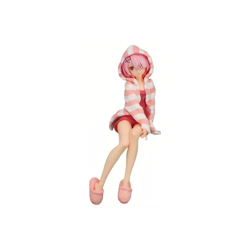 FURYU Ram Zero − Starting Life In Another World Pajamas Instant Noodles Press Bonus Gifts 10cm