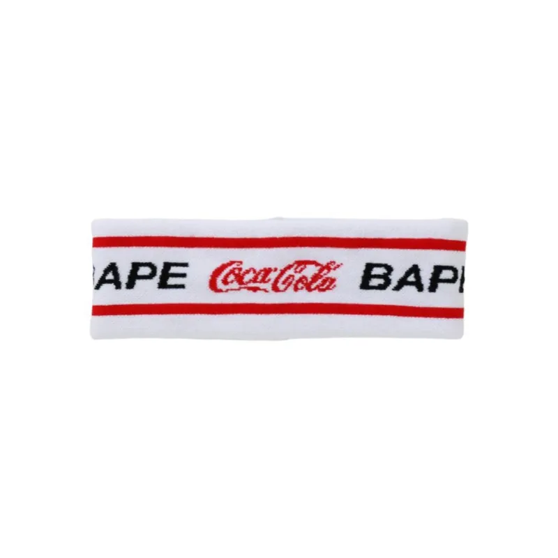 A BATHING APE Hair Bands Unisex Black/White-0
