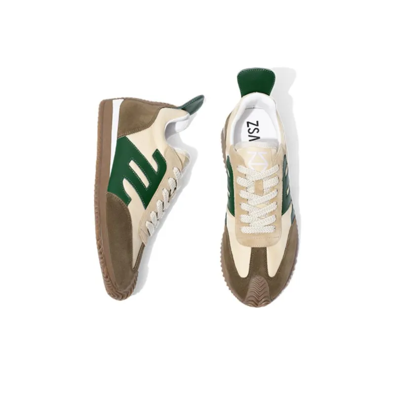 ZSAZSAZSU Low Top Casual Shoes Women's Sage Green-3